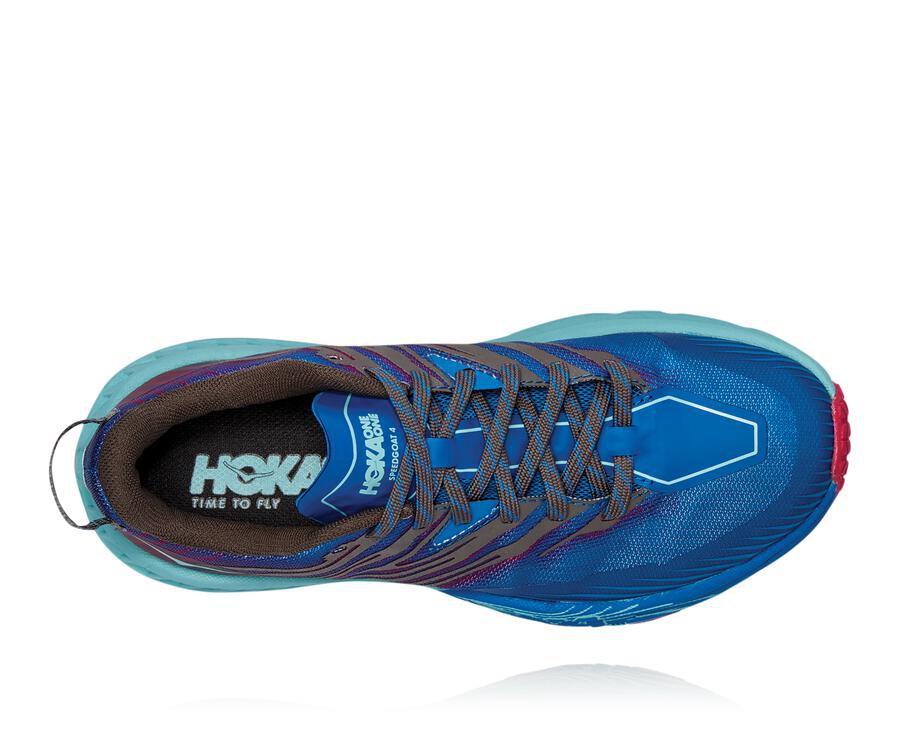 Hoka One One Trailove Tenisky Damske Modre - Speedgoat 4 - 61742-REBT